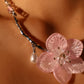 Pink Pearl Flower Necklace