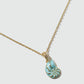 18K Gold Vermeil Blue Conch Necklace