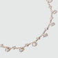 14K Real Gold Plated Multi Diamond Necklace