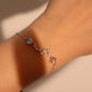 925 Sterling Silver Moonstone Galaxy Bracelet