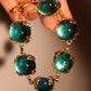 Real Gold Plated Blue Crystals Bracelet