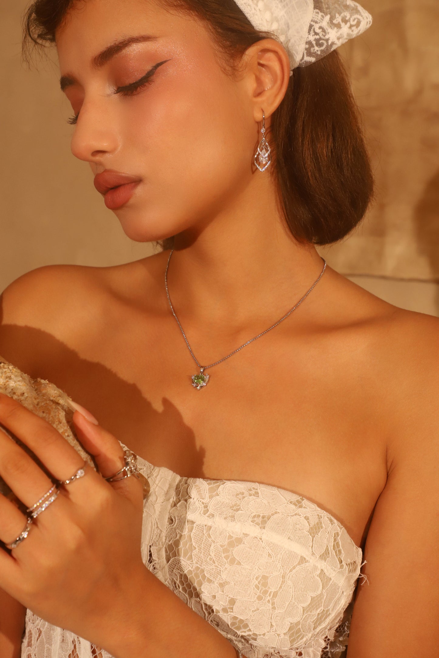 Diamond Droplet Earrings