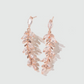 14K Rose Gold Plated Diamond Leaf Earrings