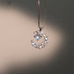 925 Sterling Silver Moonstone Moon Necklace