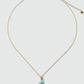 18K Gold Vermeil Blue Conch Necklace