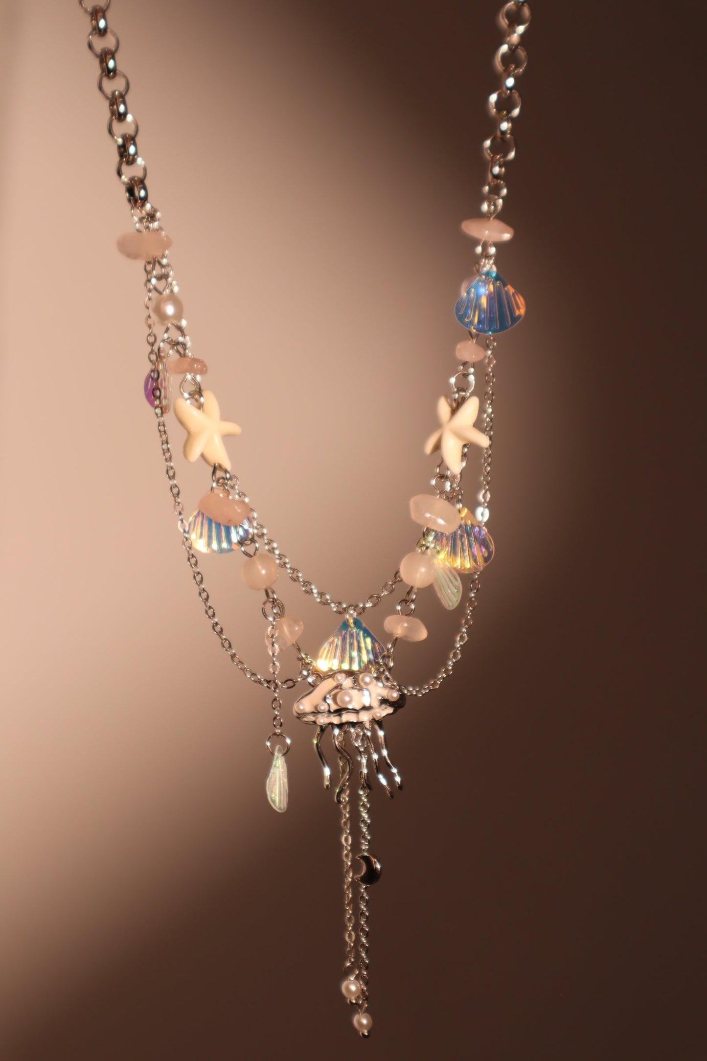 Color Jellyfish Necklace