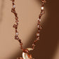18K Rose Gold Plated Diamonds Natural Shell Moon Necklace