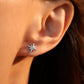 Diamond Pole Star Earrings