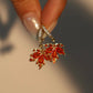 18K Real Gold Plated  Maple Leaves Earrings