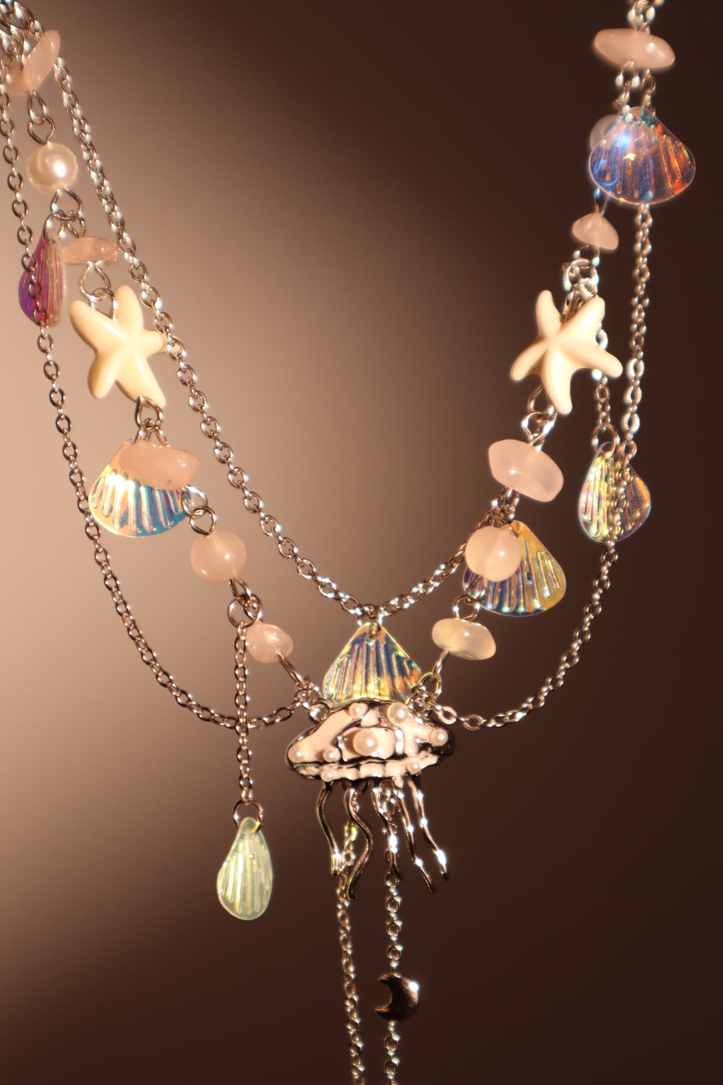 Color Jellyfish Necklace