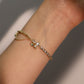 14K Real Gold Plated Diamond Bowknot Bracelet