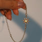18K Real Gold Plated White Opal Sun Bracelet