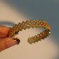 24K Real Gold Plated Diamonds Gypsophila Bracelet