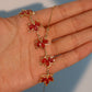 18K Real Gold Plated Maple Leaves Necklace
