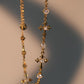 18K Real Gold Plated Multi Diamond Cross Necklace