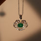 Diamond Cloud Jade Necklace