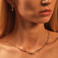 18K Real Gold Plated Rose Garden Necklace