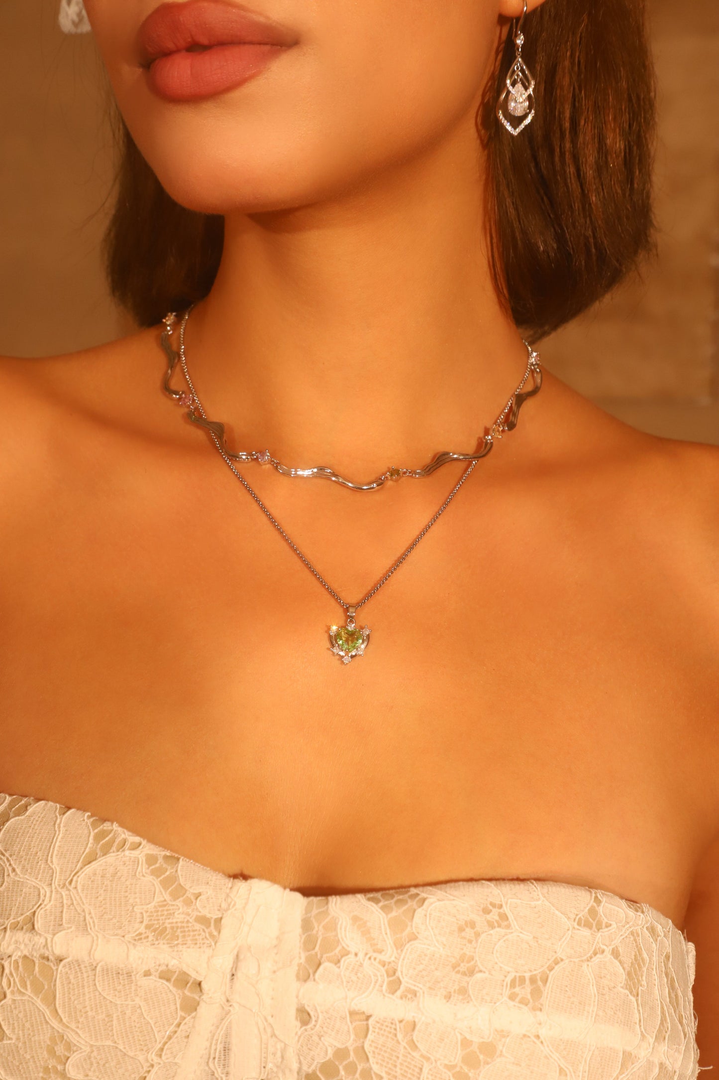 Diamond Droplet Earrings