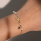 14K Real Gold Plated Moonlight Moon Bracelet