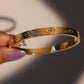 18K Gold Stainless Steel Multi Color Evil Eye Bracelet