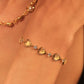 18K Real Gold Plated Moonlight Glowing Heart Bracelet