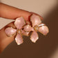 14K Real Gold Plated Enamel Flower Earrings