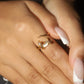 20K Real Gold Plated Moon Snake Ring