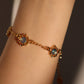 18K Real Gold Plated Multi Opal Bracelet