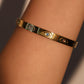 18K Gold Stainless Steel Multi Color Evil Eye Bracelet