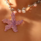 Starfish Pearl Necklace