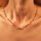 18K Real Gold Plated Rose Garden Necklace