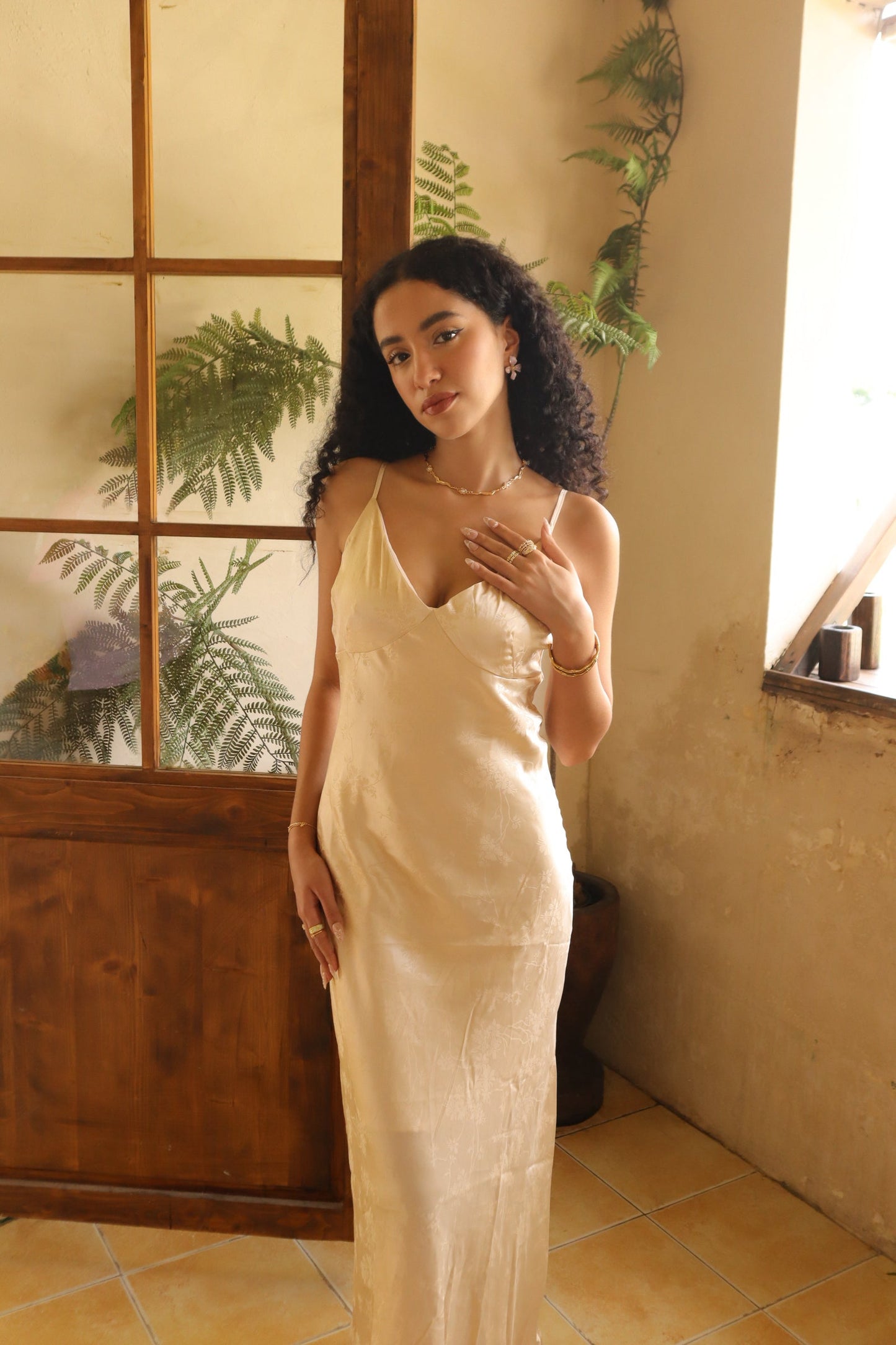 18K Real Gold Plated Multi Pearls Wave Necklace