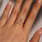 24K Gold Vermeil Moon Star Ring
