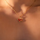 18K Gold Stainless Steel Maple Leaves Necklace