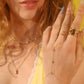 18K Gold Vermeil Lucky Leaf Hand Chain Bracelet