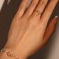 14K Real Gold Plated Blue Star Moon Bracelet
