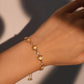 18K Real Gold Plated Moonlight Glowing Heart Bracelet