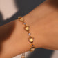 18K Real Gold Plated Moonlight Glowing Heart Bracelet