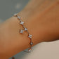 925 Sterling Silver Multi Lucky Leaf Bracelet