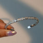 White Opal Diamond Bracelet