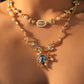 18K Real Gold Plated Mermaid Sea Shell Necklace