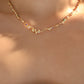 18K Real Gold Plated Rose Garden Necklace