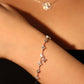 925 Sterling Silver Multi Lucky Leaf Bracelet
