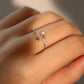 925 Sterling Silver Shooting Star Ring