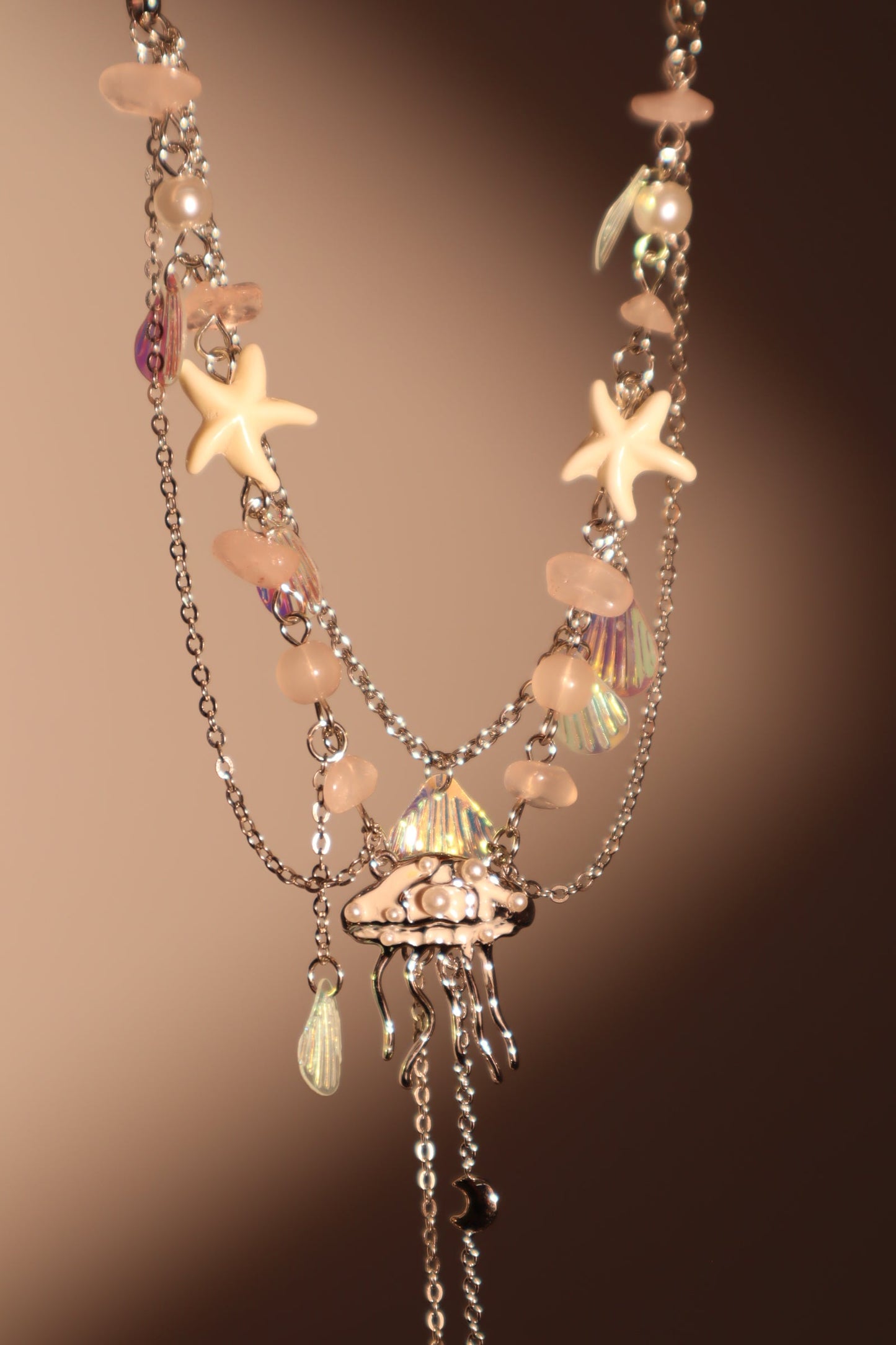 Color Jellyfish Necklace