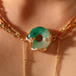 18K Real Gold Plated Jade Dragon Chain Necklace