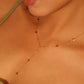 18K Gold Stainless Steel Multi Star Lariat Necklace