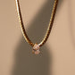 18K Gold Stainless Steel Water Droplets Chain Necklace