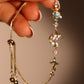 14K Real Gold Plated Blue Star Moon Bracelet