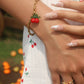 18K Real Gold Plated Cherry Pearls Bracelet